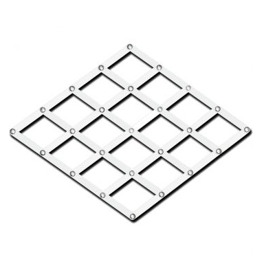 Descanso de panela aço inox.